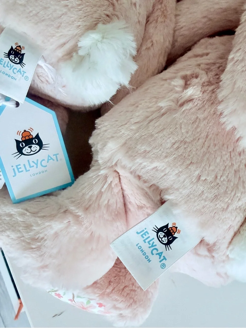 Jellycat Blossom Blush Bunny Cherry Bundle Set! BNWT! Fast shipping